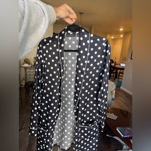 Something Navy Open Front Jacket